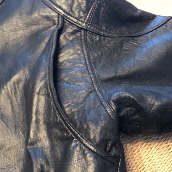 Andrew Marc Leather Jacket with Removal Vest - Picture 4 of 15